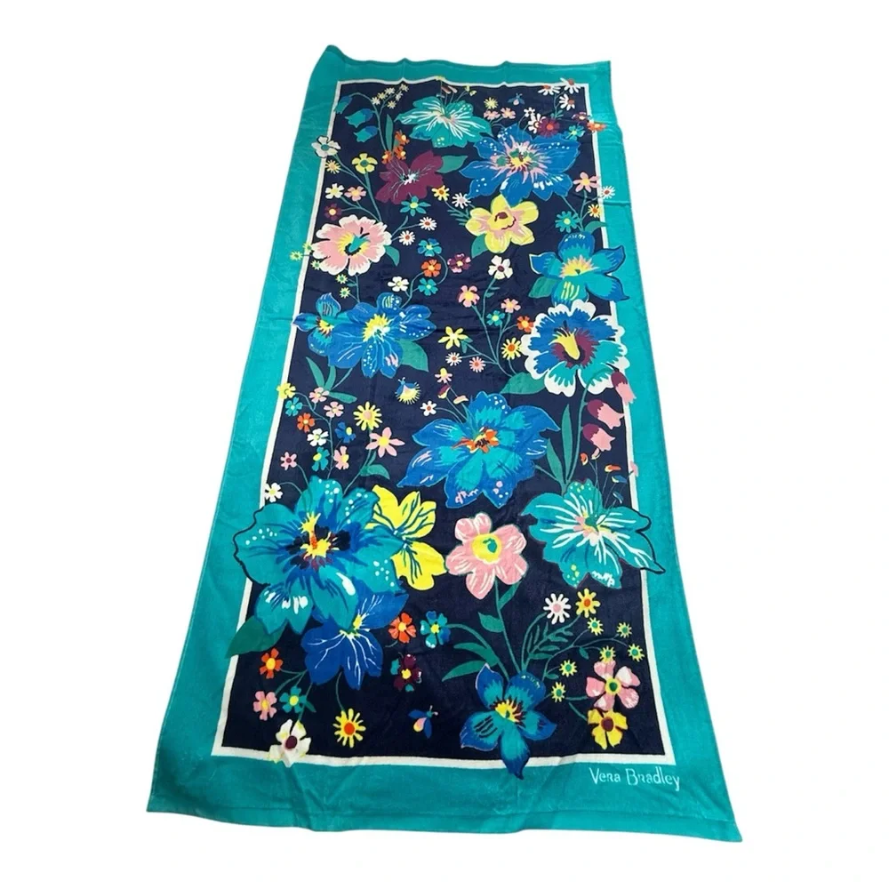 NWT Vera Bradley Firefly Garden Beach Towel Retired Pattern LAST ONE!